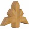 Ekena Millwork Alberta Rough Sawn Timber Gable Bracket, Western Red Cedar, 36"W x 24"H x 6"D x 6"F, 16/12 Pitch GBW036X24X0606ALB00RWR - alternate 2